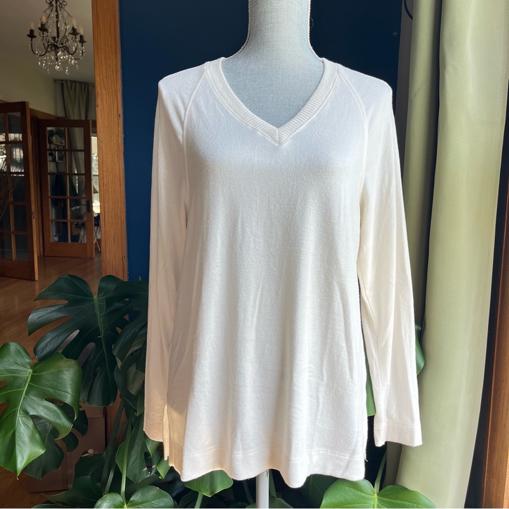 LOFT V Neck Pullover Lightweight Sweater